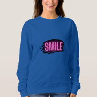 Camisola Feminina com Gráfico Neon Sorriso