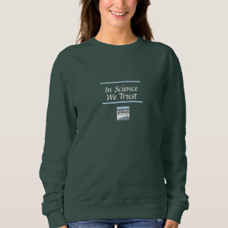 Camiseta Camisola Feminina 'Confiamos na Ciência'