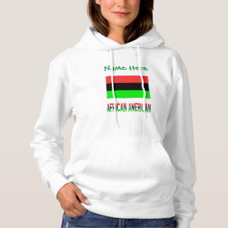 Camiseta Camisola Feminina da Bandeira da Diáspora Africana