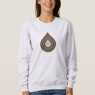 Camiseta Camisola Feminina de Arte em Camadas