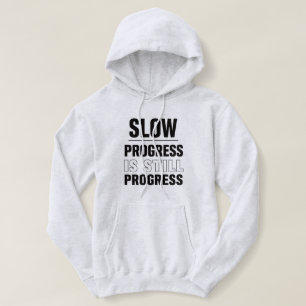 Camiseta Camisola Feminina de Progresso Lento Ainda é Progr