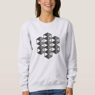 Camiseta Camisola Feminina de Triângulos Unidos