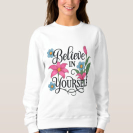 Camiseta Camisola Feminina Floral Inspiradora