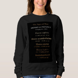 Camiseta Camisola Feminina Idades do Homem