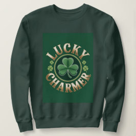 Camiseta Camisola Feminina Lucky Charmer Verde Floresta