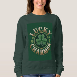 Camiseta Camisola Feminina Lucky Charmer Verde Floresta