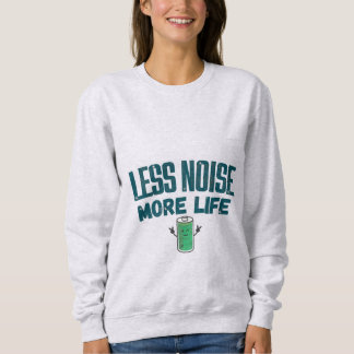Camiseta Camisola Feminina Menos Barulho Mais Vida