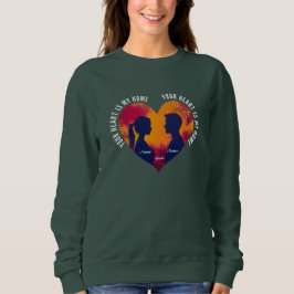 Camiseta Camisola Feminina Personalizável Coração Casa Româ
