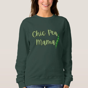 Camiseta Camisola Feminina Vegan Engraçada Chic Pea Mama