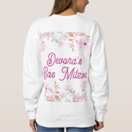 Camiseta Camisola Floral bas mitzva