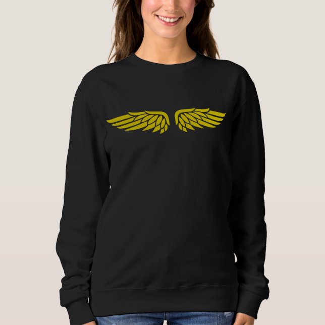 Camiseta Camisola Gold Eagle Wing Feminina  (Frente)