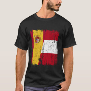 Camiseta Camisola Meia Bandeira Espanha Peru Patrimônio Esp