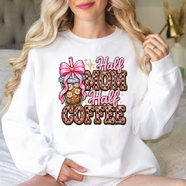Camiseta Camisola Meia Mãe, Meia Suor de Café