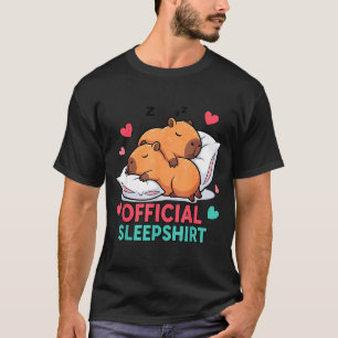 Camiseta Camisola Oficial de Capivara Fofa para Dormir Conf
