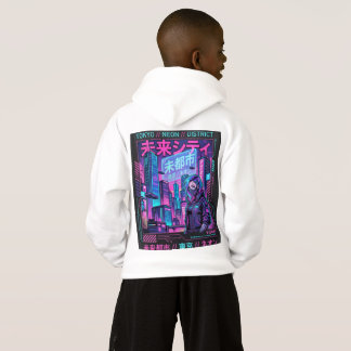 Camiseta Camisola Oversized Gráfica Tokyo Neon Nights