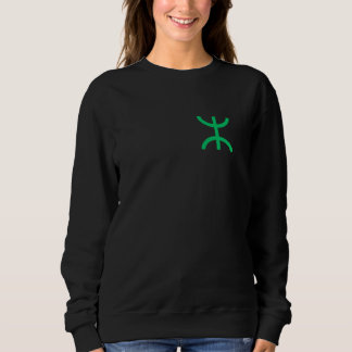 Camiseta camisola para mulheres com bandeira da Amazigh