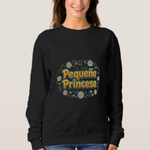 Camisola Pequeña Princesa - Retro Groovy Espanhol