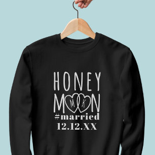 Camiseta Camisola personalizada da lua de mel