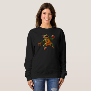 Camiseta Camisola preta de mulher Basketball Frog