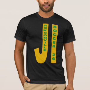 Camiseta Camisola preta JACKSONVILLE FUTEBOL 26