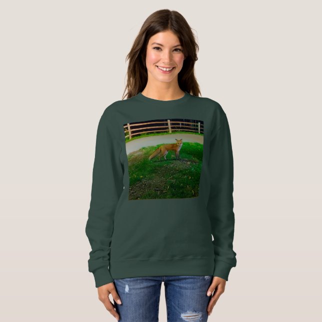 Camiseta Camisola Raposa Vermelha (Frente Completa)