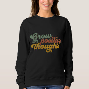 Camiseta Camisola Retro Inspirational de Pensamentos Positi