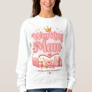Camiseta Camisola Rosa Dourado de Mãe Trabalhadora