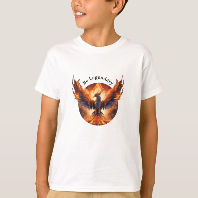Camiseta Camisola "Seja Lendário" (Frente)
