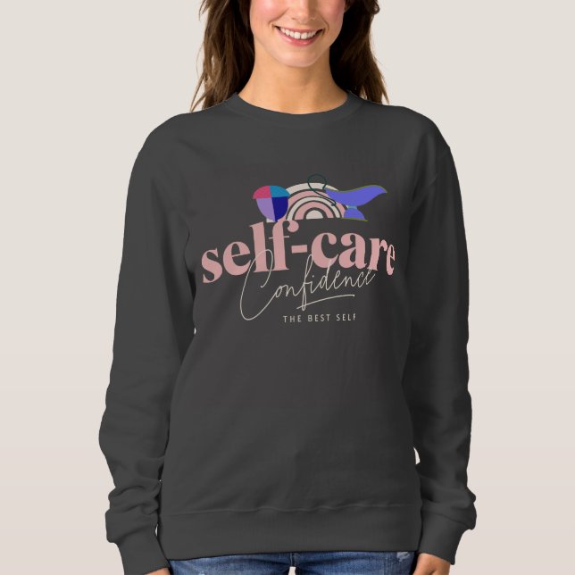 Camiseta Camisola "Self-Care", (Frente)