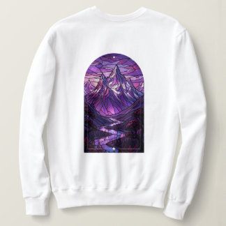 Camiseta Camisola Stained Glass Mountain