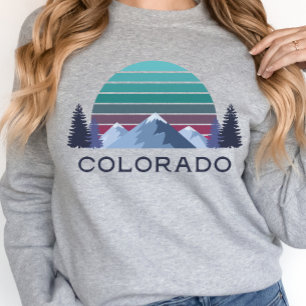 Camiseta Camisola Sunset Colorado, Viagem Sweatshirt