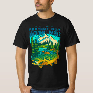 Camiseta Camisola Vintage dos Parques Nacionais dos Anos 90