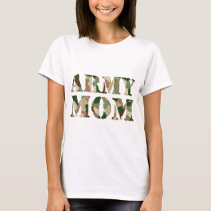 Camiseta Camo da mamã do exército