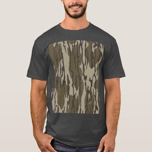 Camiseta Camo de Bottomland para homens caçando roupa (Frente)