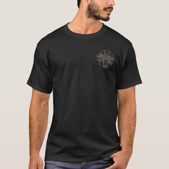 Camiseta Camo de temperatura do Frio de Spitfire da WWII -  (Frente)