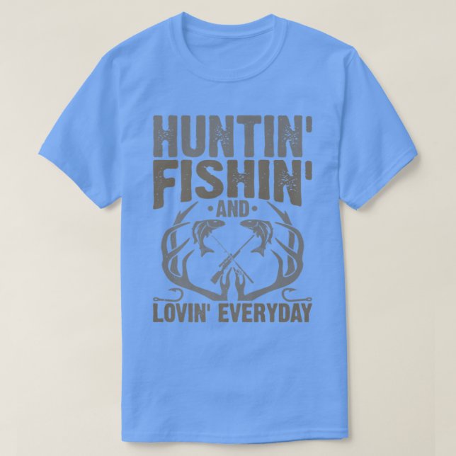 Camiseta Camo Dia de os pais De Caça À Pesca  (Frente do Design)
