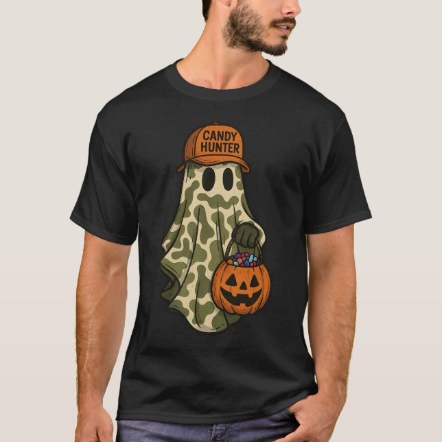 Camiseta Camo Ghost Candy Hunter (Frente)