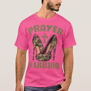 Camiseta Camo Heels preza Guerreiro Deus Jesus Faisão Crist