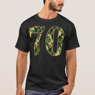 Camiseta Camo Militar Soldier Número 70 Jersey