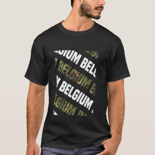 Camiseta Camo Pattern Green Camouflage Bélgica