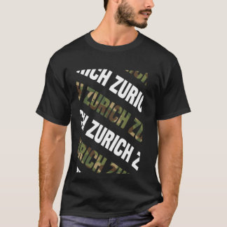 Camiseta Camo Pattern Green Camouflage de Zuriich