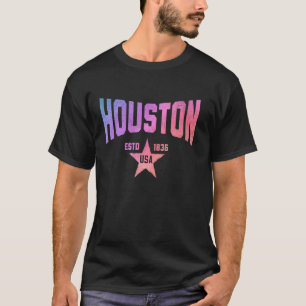 Camiseta Camo Souvenir EUA Star Houston Texas