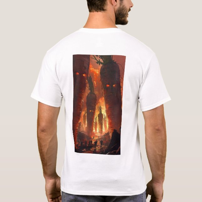 Camiseta Camo-T-Shirt Apocalyptic Dark Landscape (Verso)