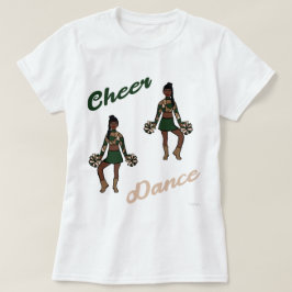 Camiseta Camo Verde Cheer/ Dance T-Shirt)