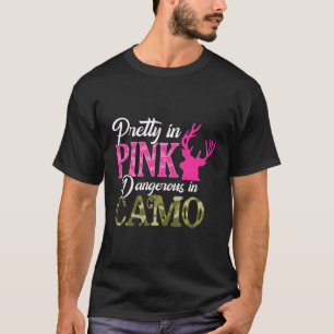 Camiseta Camoflauge Bonito Em K Perigoso Em Camo Hunter
