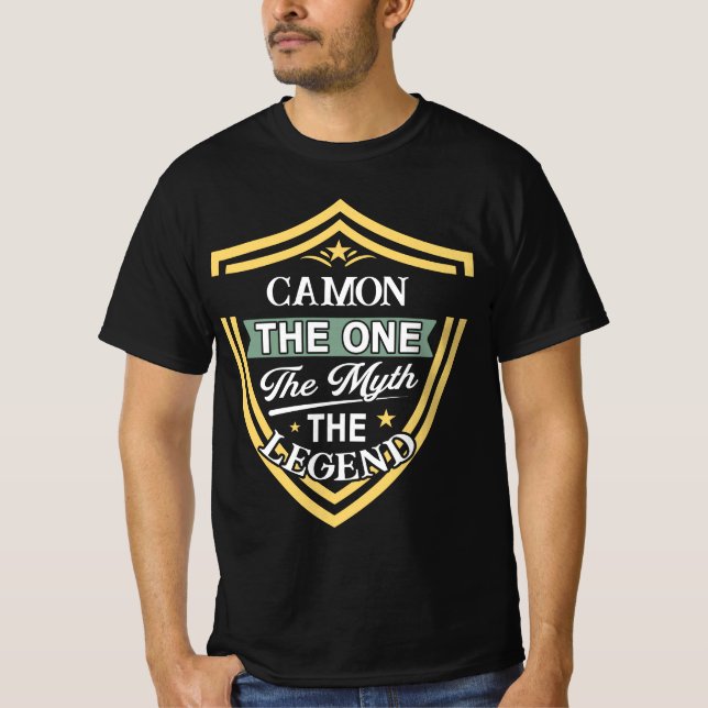 Camiseta Camon O Único O Mito A Lenda (Frente)