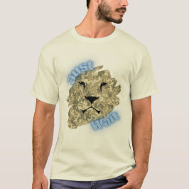 Camiseta Camouflage lion t shirt