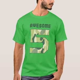 Camiseta Camouflage, Pequeno Oficial Militar 9.º AW