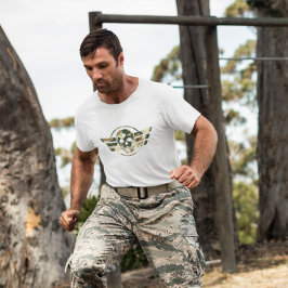 Camiseta Camouflage Skull | Military Pride Veteran 