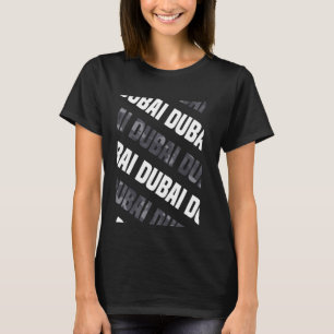 Camiseta Camouflagem de Cinzas de padrão Dubai Camo